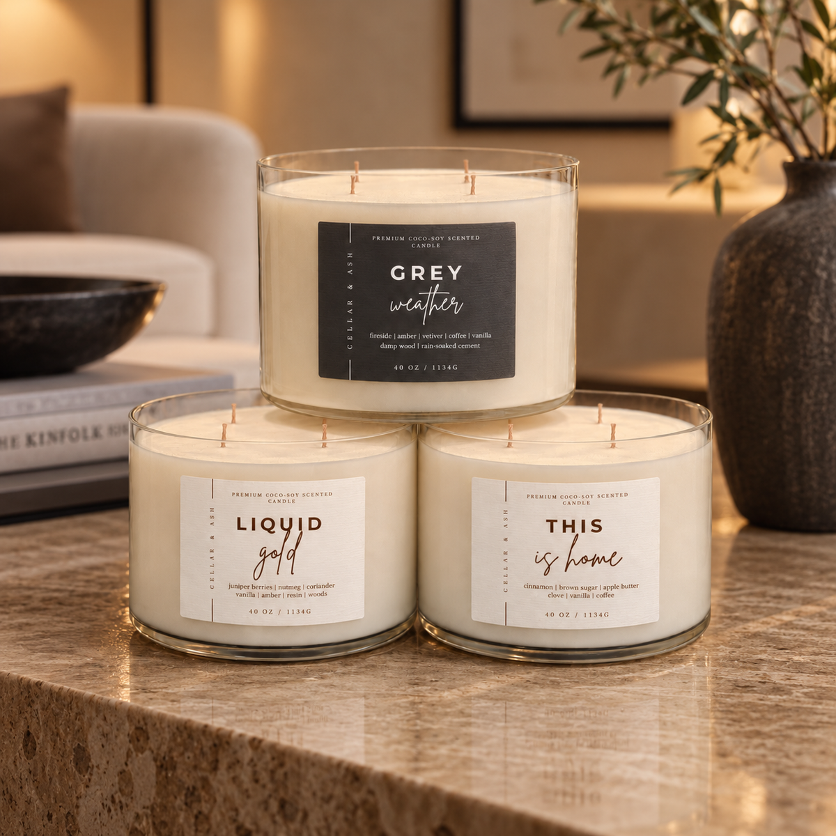 XL 4 Wick Candle (Made to Order)